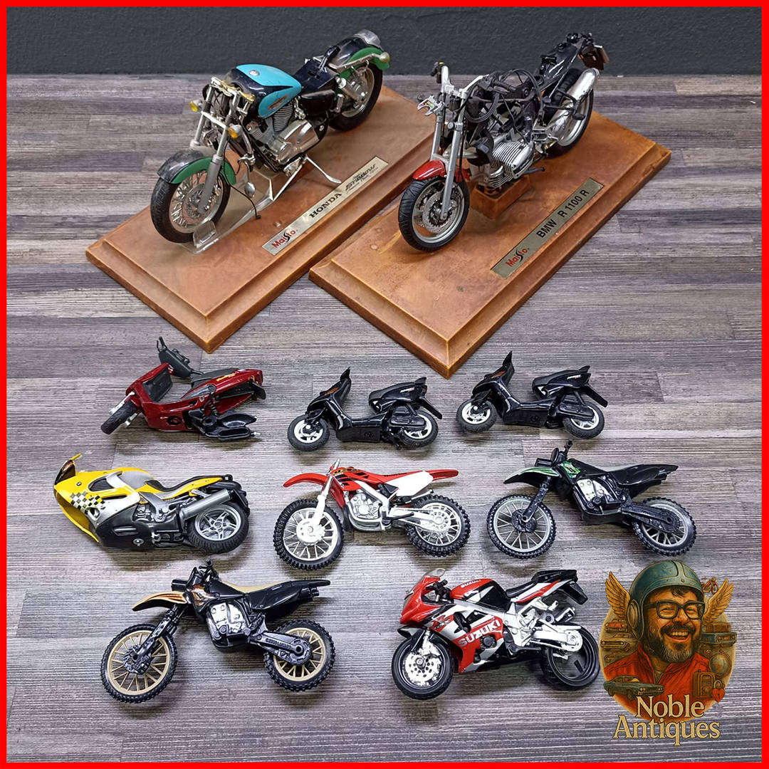 Die Cast Motorcycle Scale 1:12 and 1:18 Parts Collection
