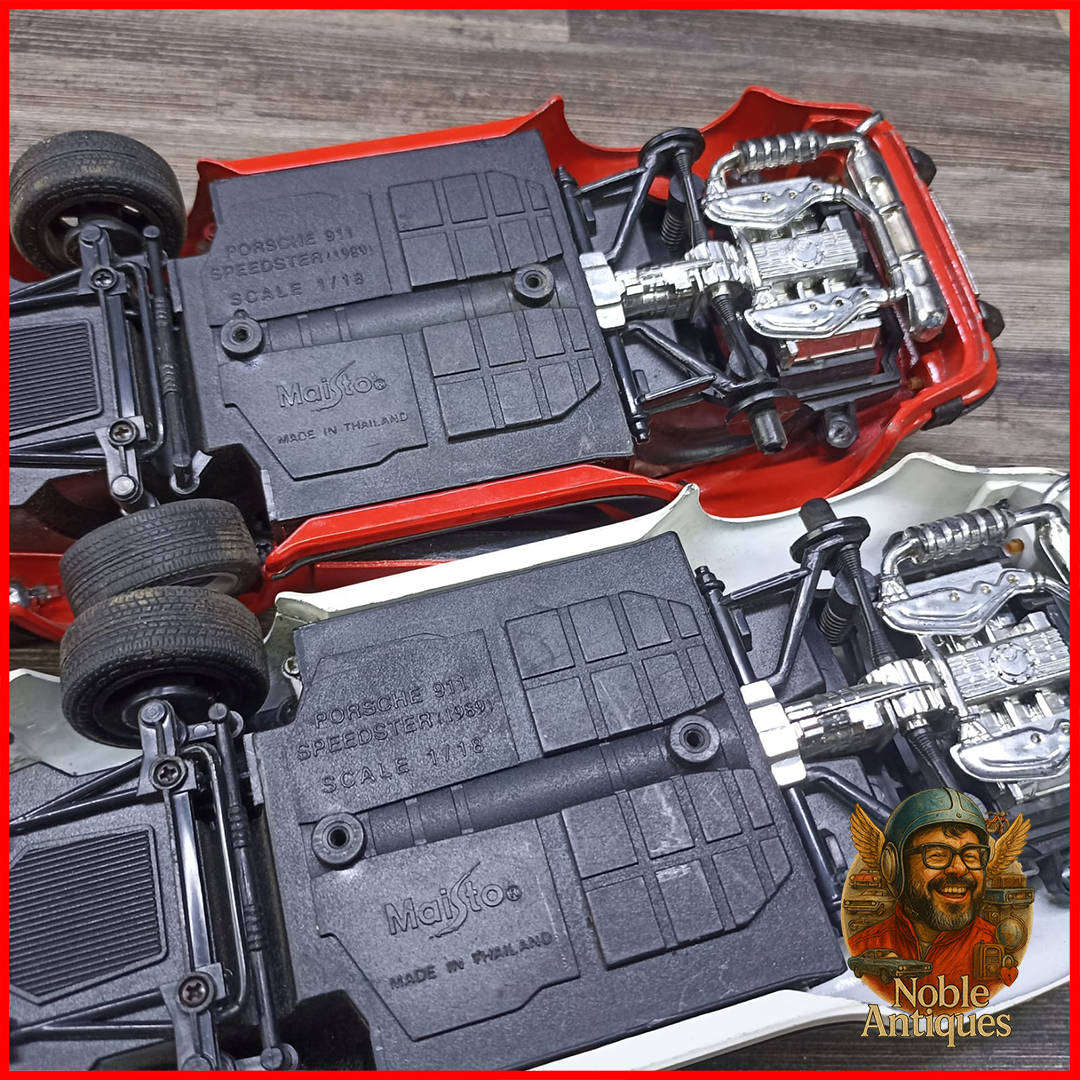 Die Cast 1989 Porsche 911 Speedster Scale 1:18 Parts Models