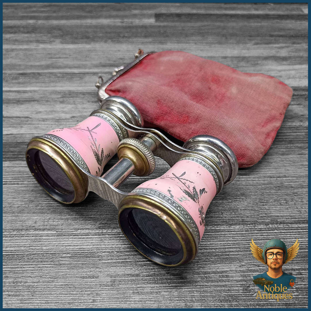Antique Opera Glasses, Also Known As Theater Binoculars Or Galilean Binoculars