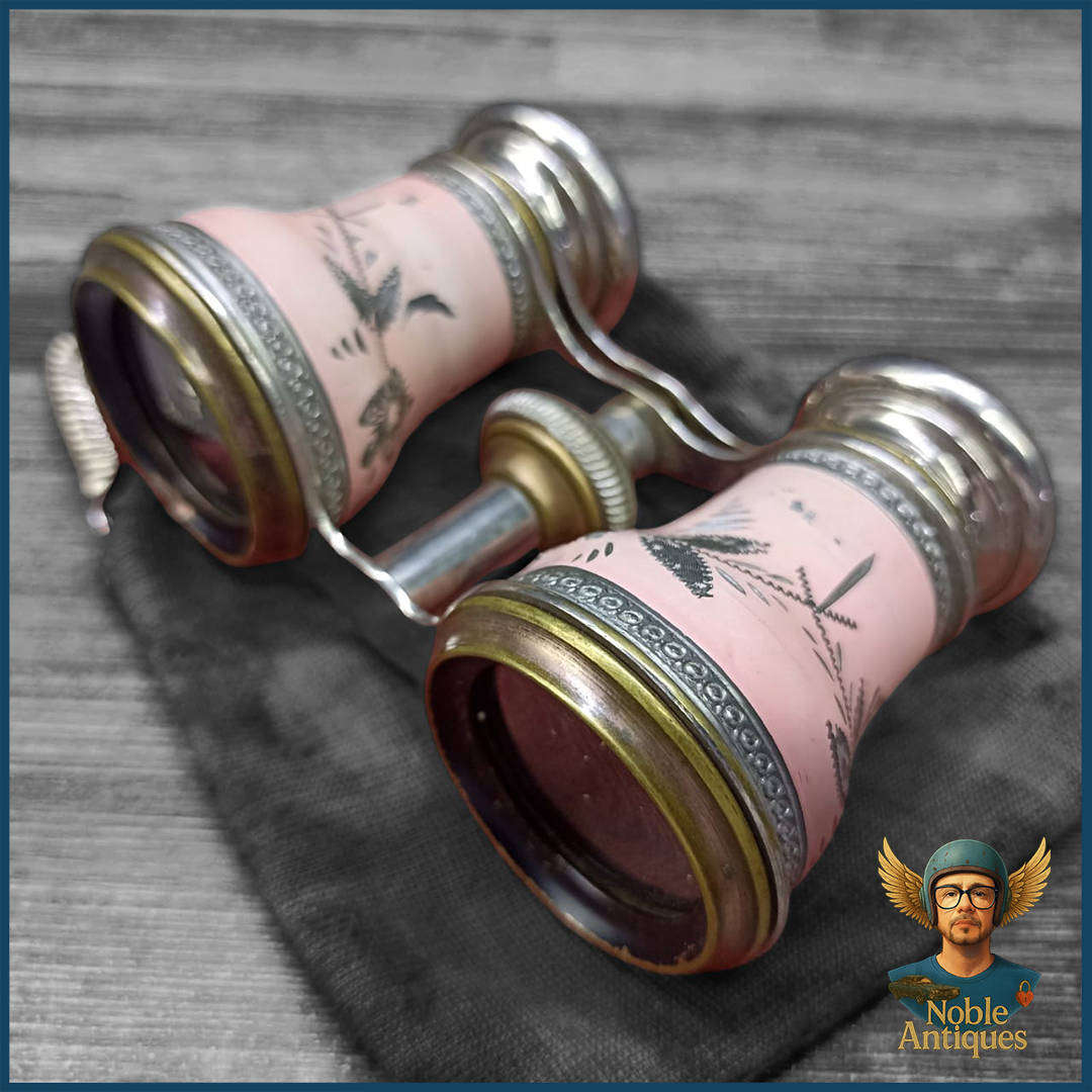 Antique Opera Glasses, Also Known As Theater Binoculars Or Galilean Binoculars