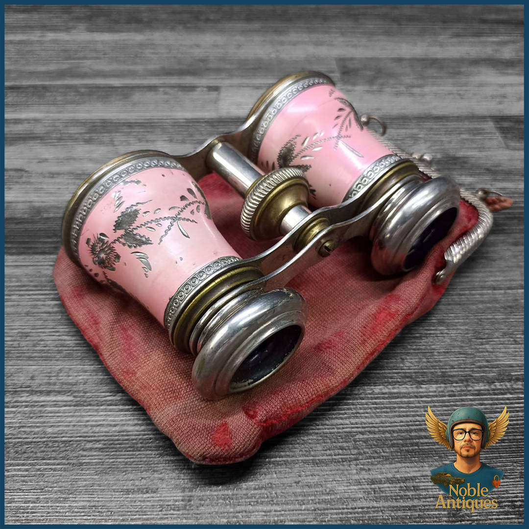 Antique Opera Glasses, Also Known As Theater Binoculars Or Galilean Binoculars
