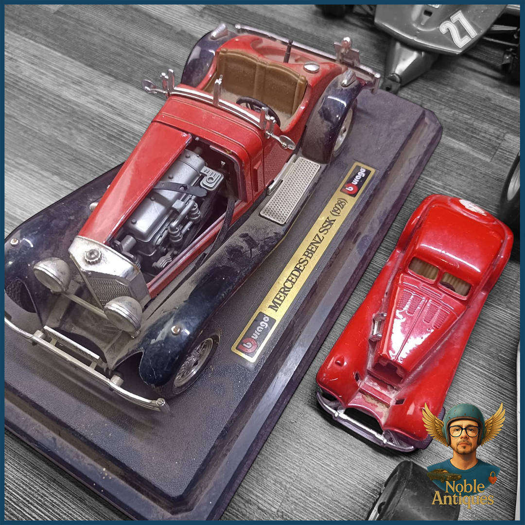 Large Die Cast Formula 1 and other racing car models Scale 1:14 and 1:24 (parts and Display)