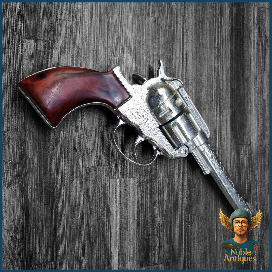 Vintage Die Cast Metal Toy Cap Gun Made in England