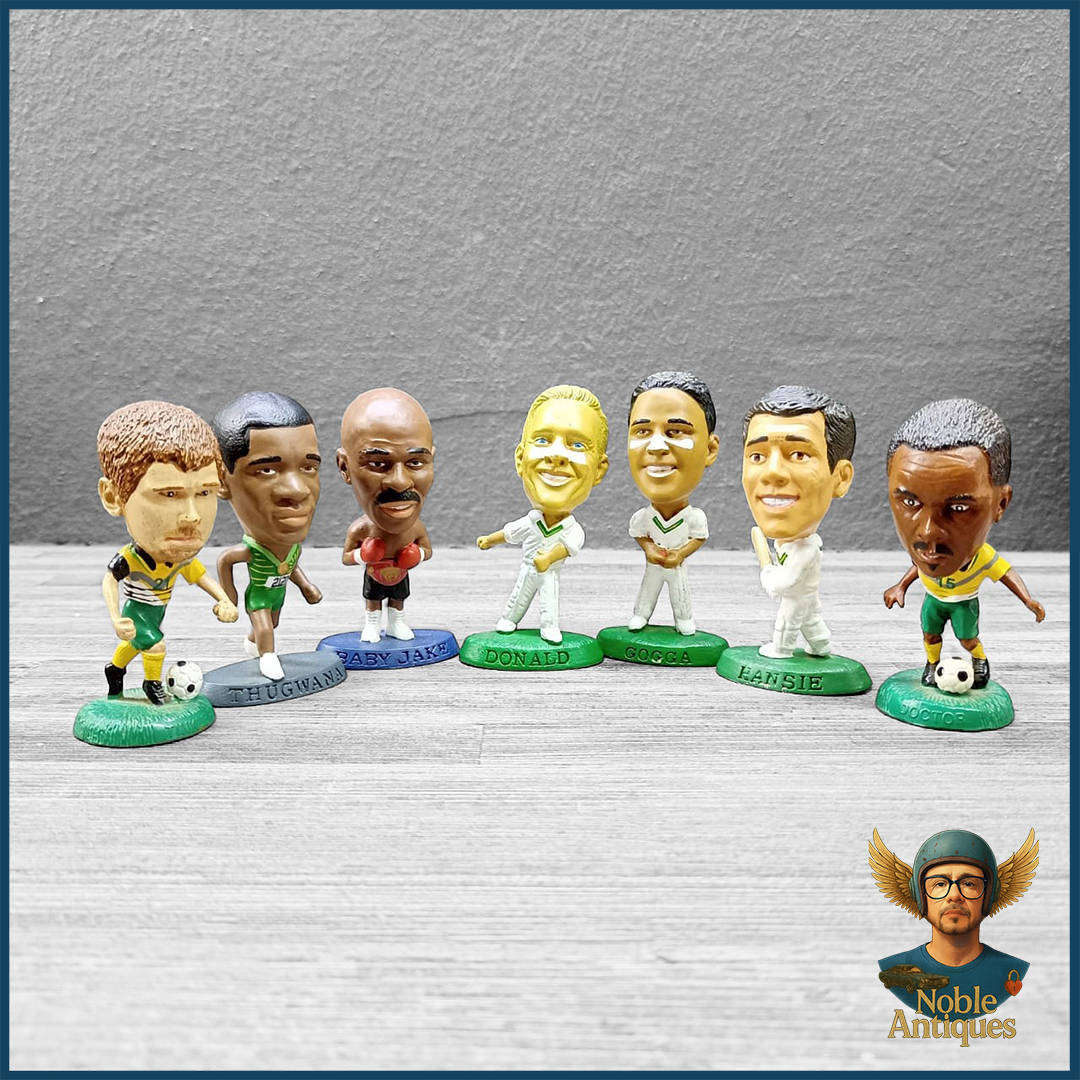 Vintage South African Shell Headliners Figurine Collection