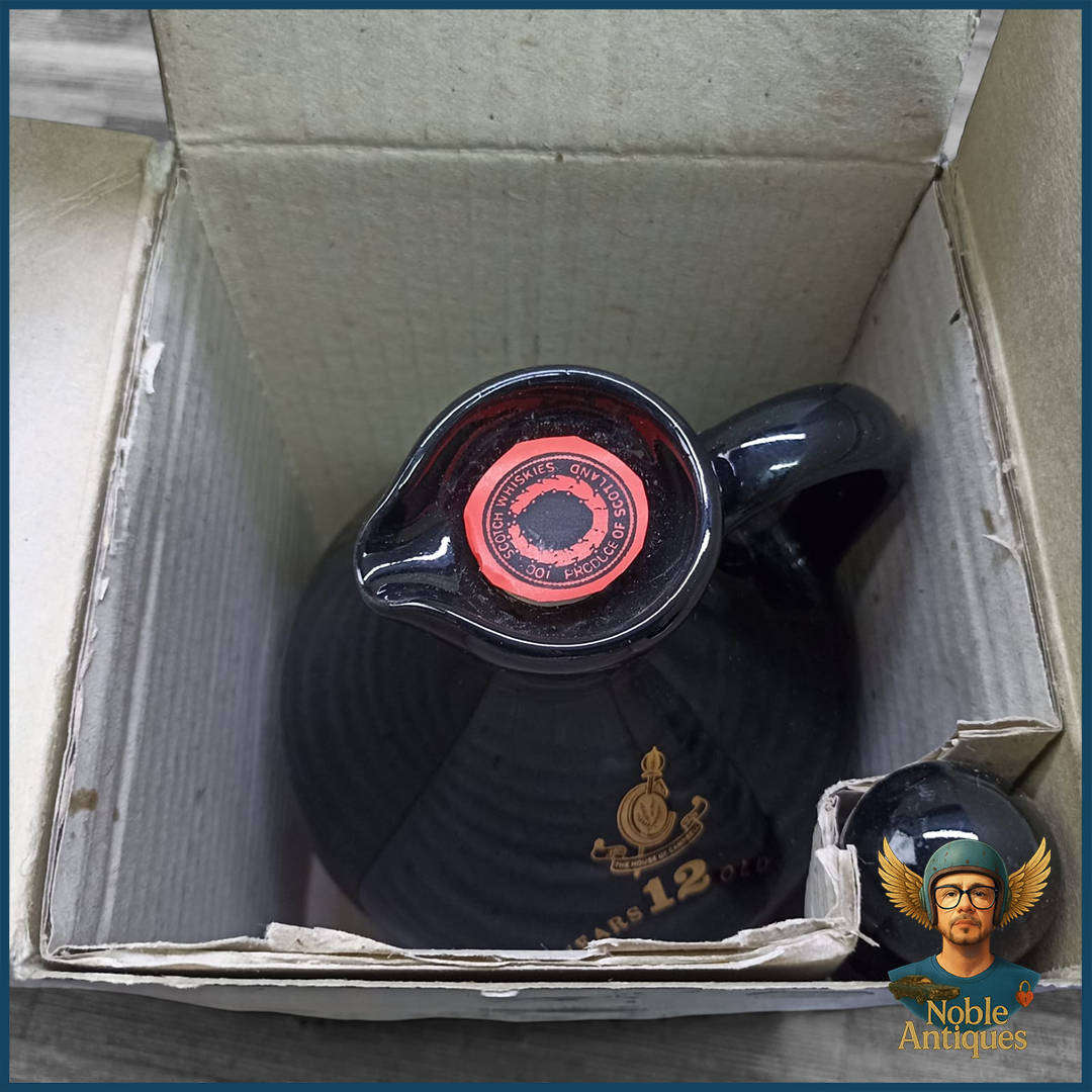 Boxed Sealed Clan Campbell Ceramic Jug 12 Year Old De Luxe (1980s)