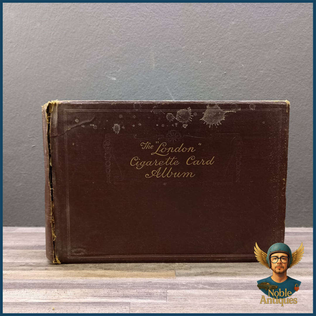 1900s The London Cigarette Card Album - With Antique Cigarette Card Collection
