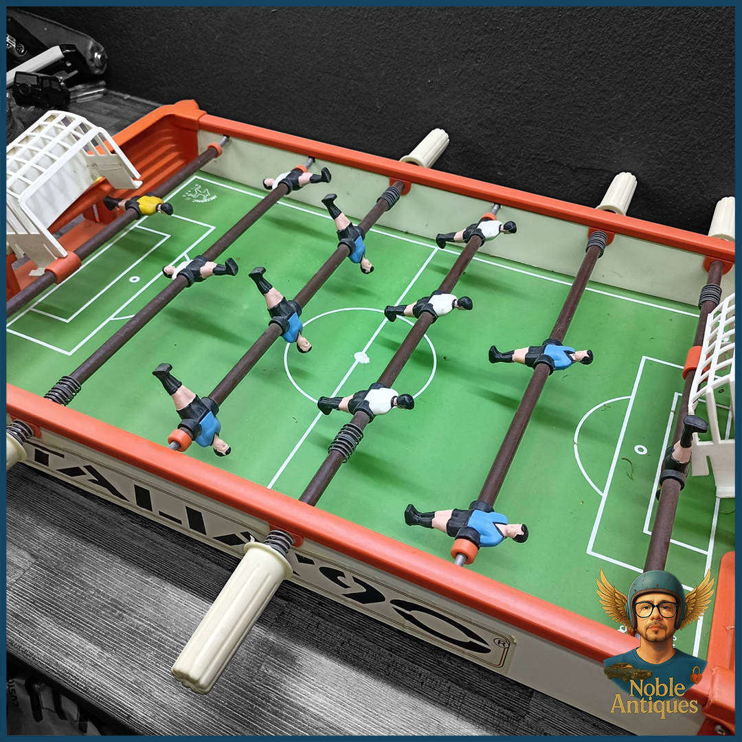 Large Vintage Arcofalc Milano Italia '90 Soccer Foosball Table Game