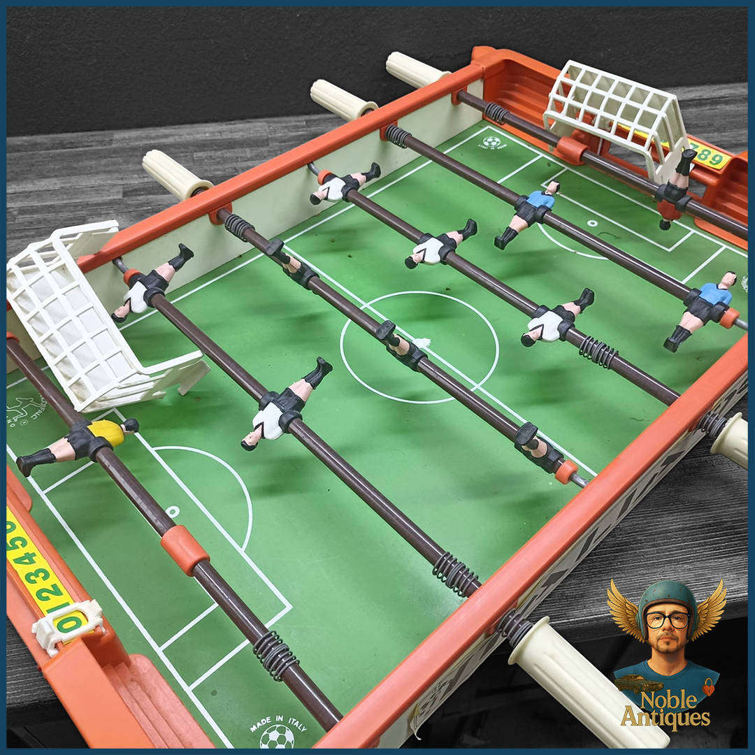 Large Vintage Arcofalc Milano Italia '90 Soccer Foosball Table Game