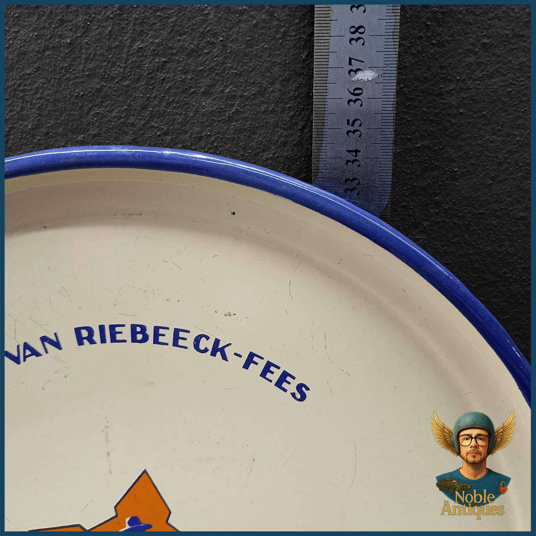 Vintage Enamel Tray Commemorating The 1952 Van Riebeeck Festival