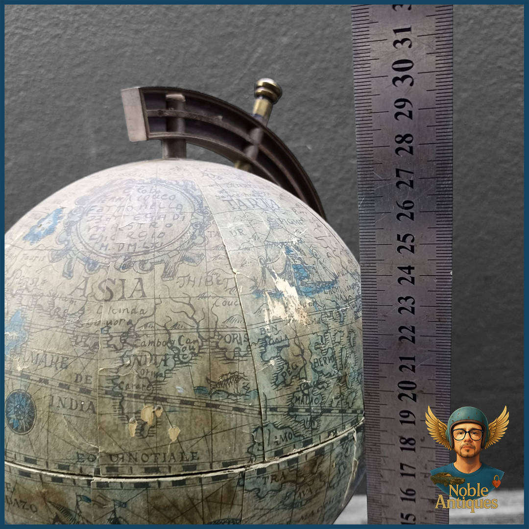 Vintage Antique-style Decorative World Globe Ice Bucket