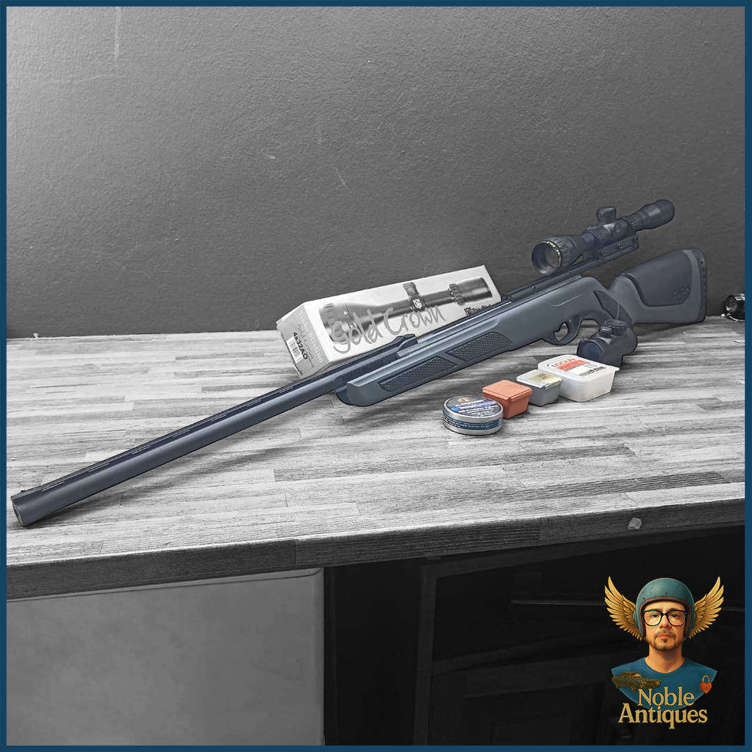 Gamo Viperskeet Cal. 4,5 (177) With Nikko Sterling Gold Crown Rifle Scope And Extras