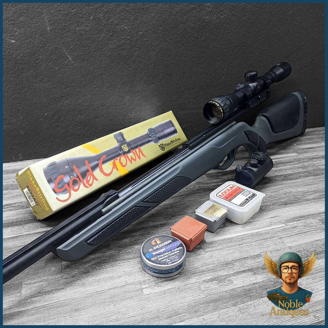 Gamo Viperskeet Cal. 4,5 (177) With Nikko Sterling Gold Crown Rifle Scope And Extras