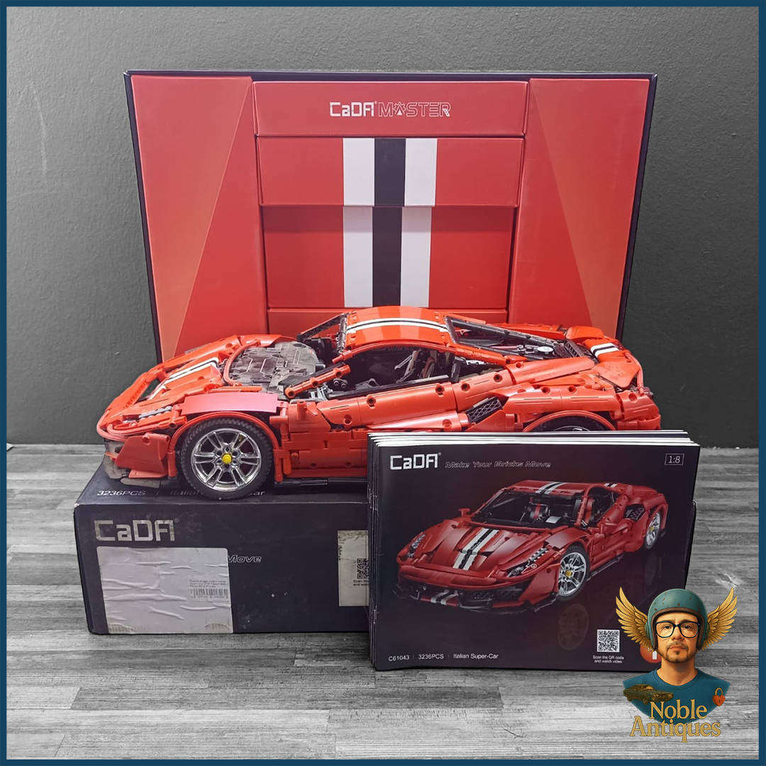 Original Boxed Cada  Master Series Italian Supercar Set (3236pc 1:8 Scale Set)