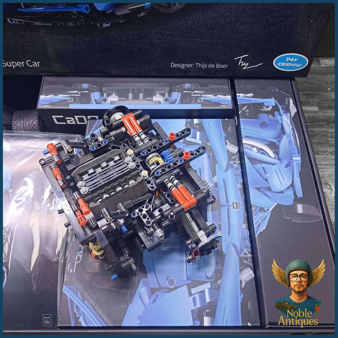 Original Boxed  CADA  Master Series V12 Hypercar Blue (3865Pc 1:8 Scale Set)
