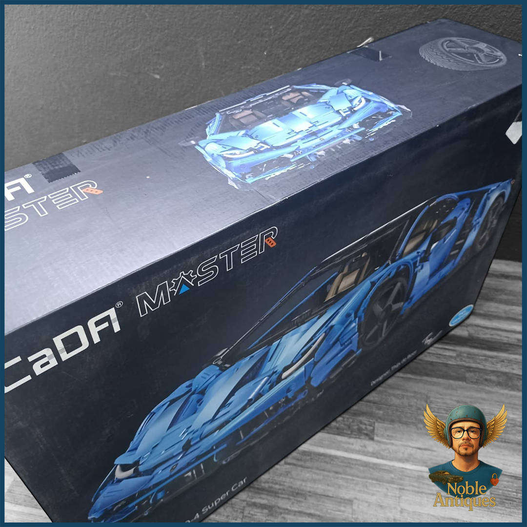 Original Boxed  CADA  Master Series V12 Hypercar Blue (3865Pc 1:8 Scale Set)