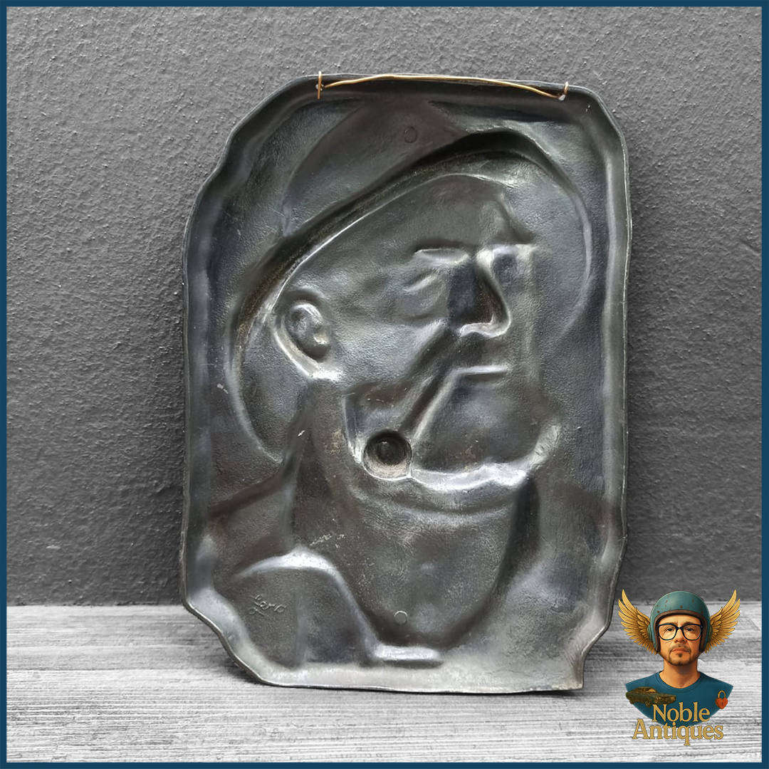 Vintage Copper French Sailor Plaque