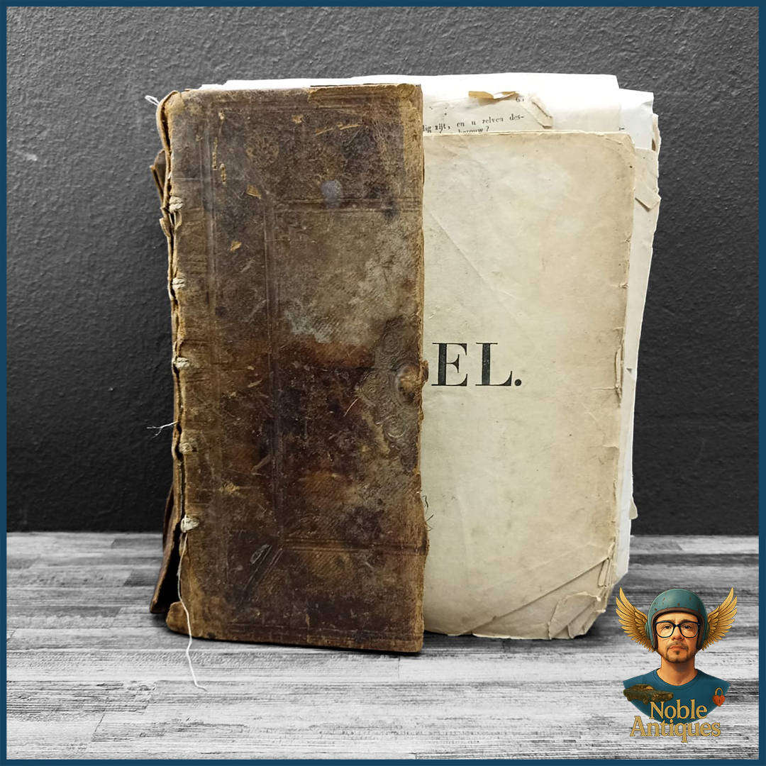 Large Antique Dutch Bible, Printed In 1846 By C. A. Thieme And J. F. Thieme In Arnhem