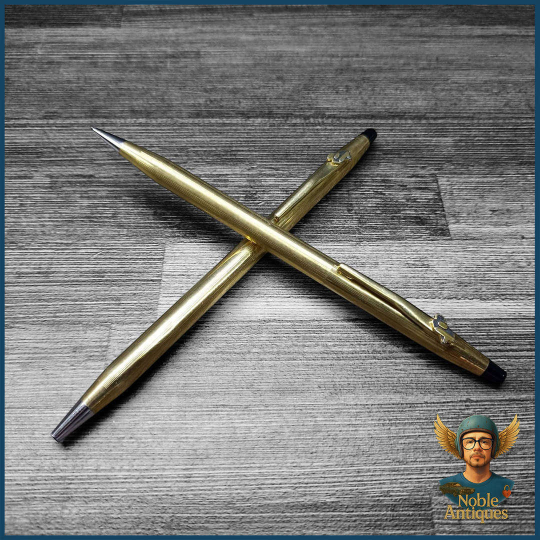 Vintage Cross 10K Rolled Gold Pen and Pencil Set
