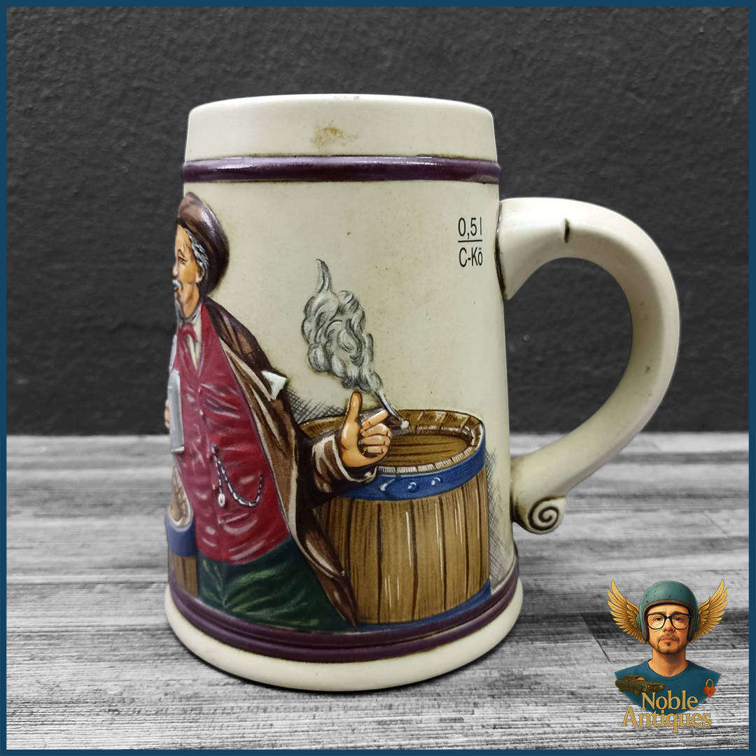Vintage German Mug Or Stein From Edition Kössinger, Dated 1990