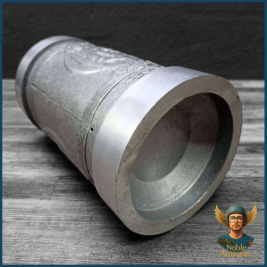 Large Vintage Pewter Beer Stein Or Mug From Austria