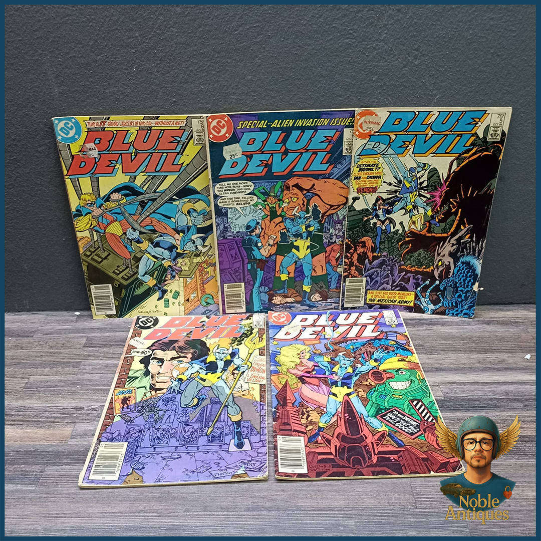 Vintage 1980's DC Comics Blue Devil Collection
