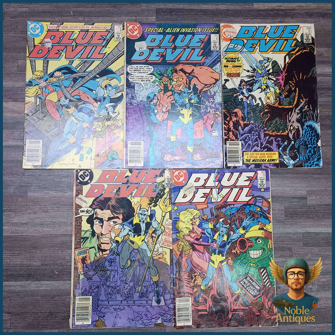Vintage 1980's DC Comics Blue Devil Collection