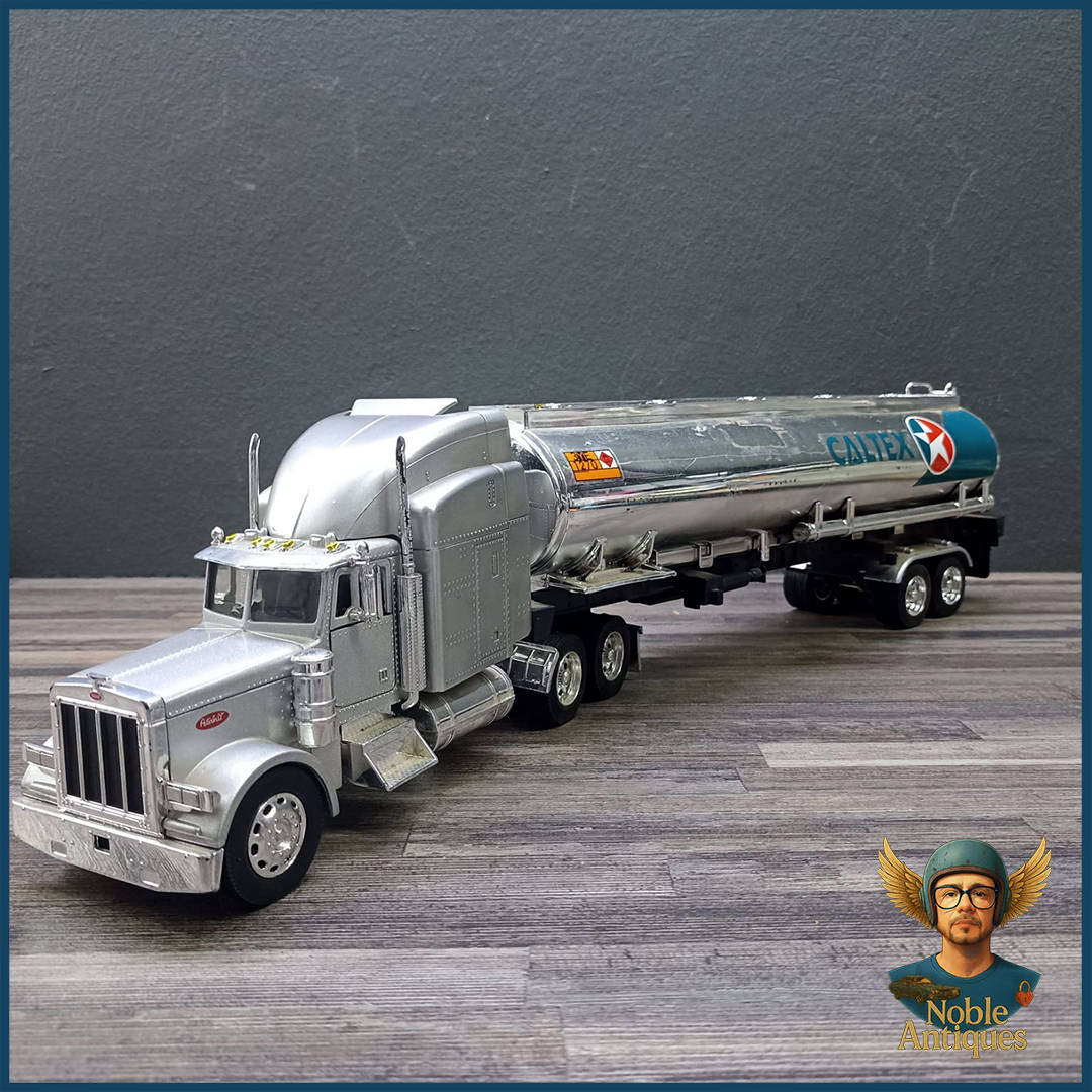 Large 40cm Peterbilt 379 truck with a Caltex tanker trailer