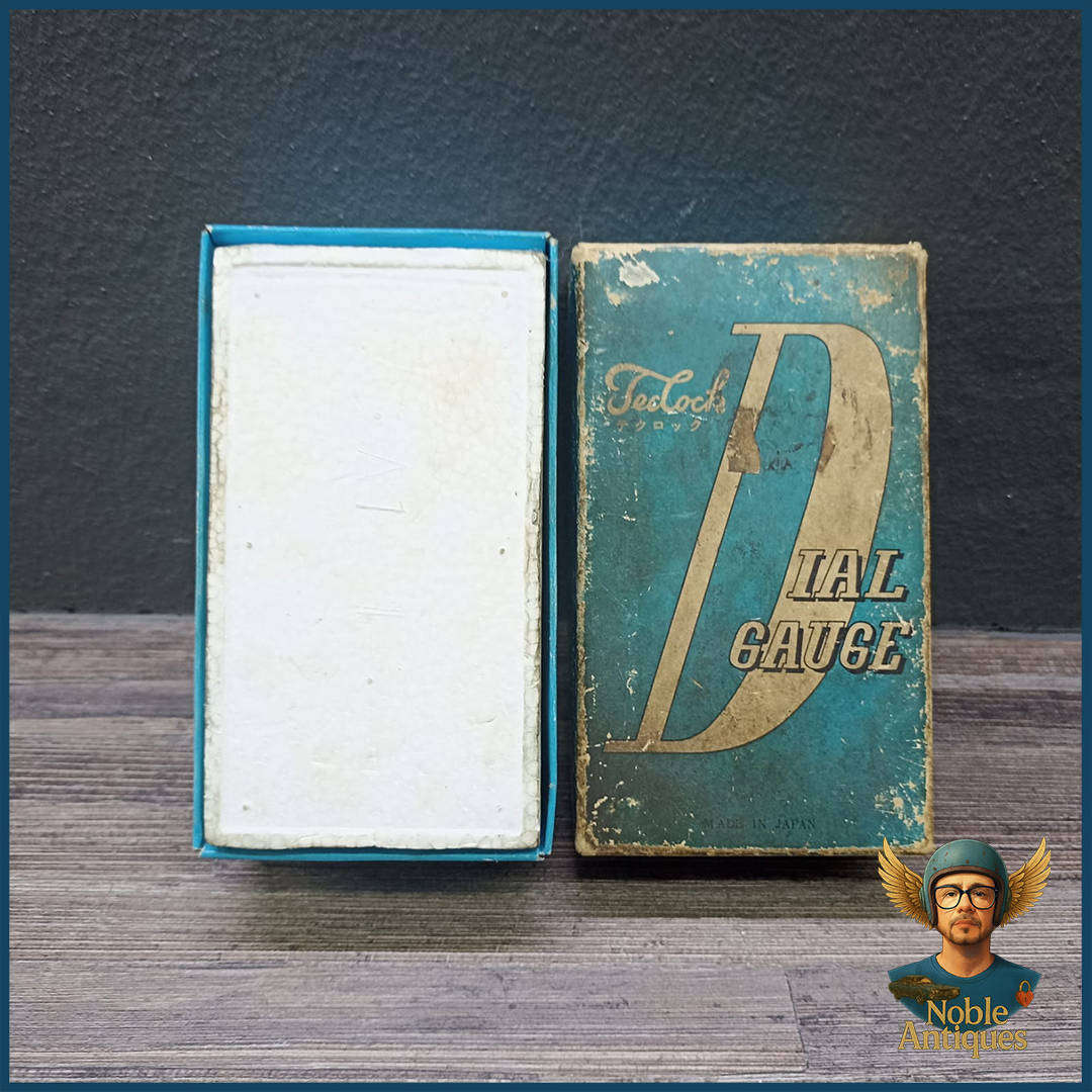 Vintage Original Boxed Teclock dial gauge, also known as a dial indicator