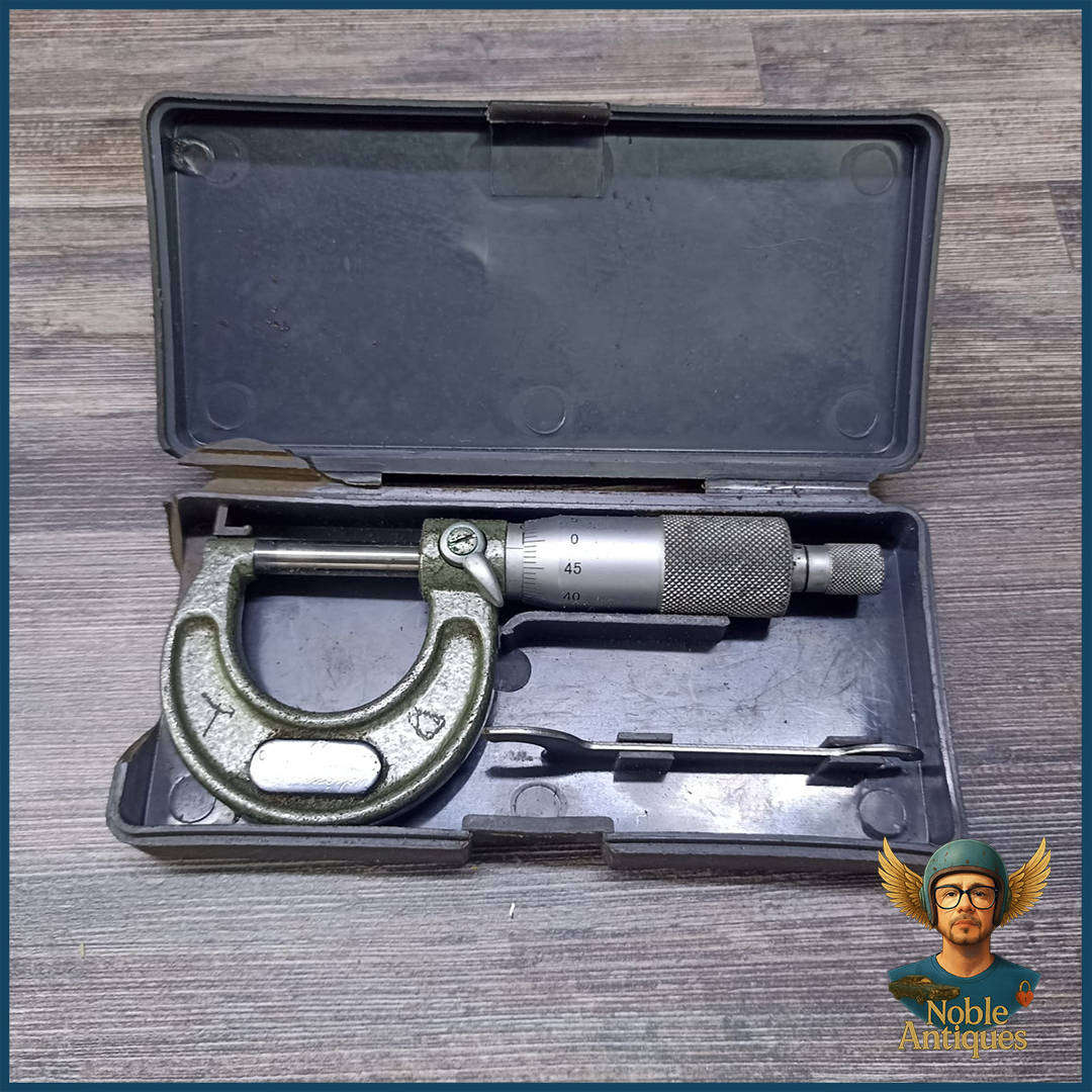 Cased Mitutoyo Micrometer