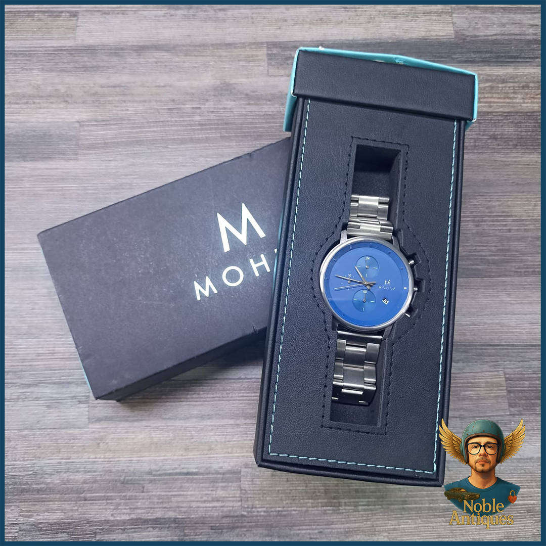 Boxed Mohda Stealth Silver Fox Chrono