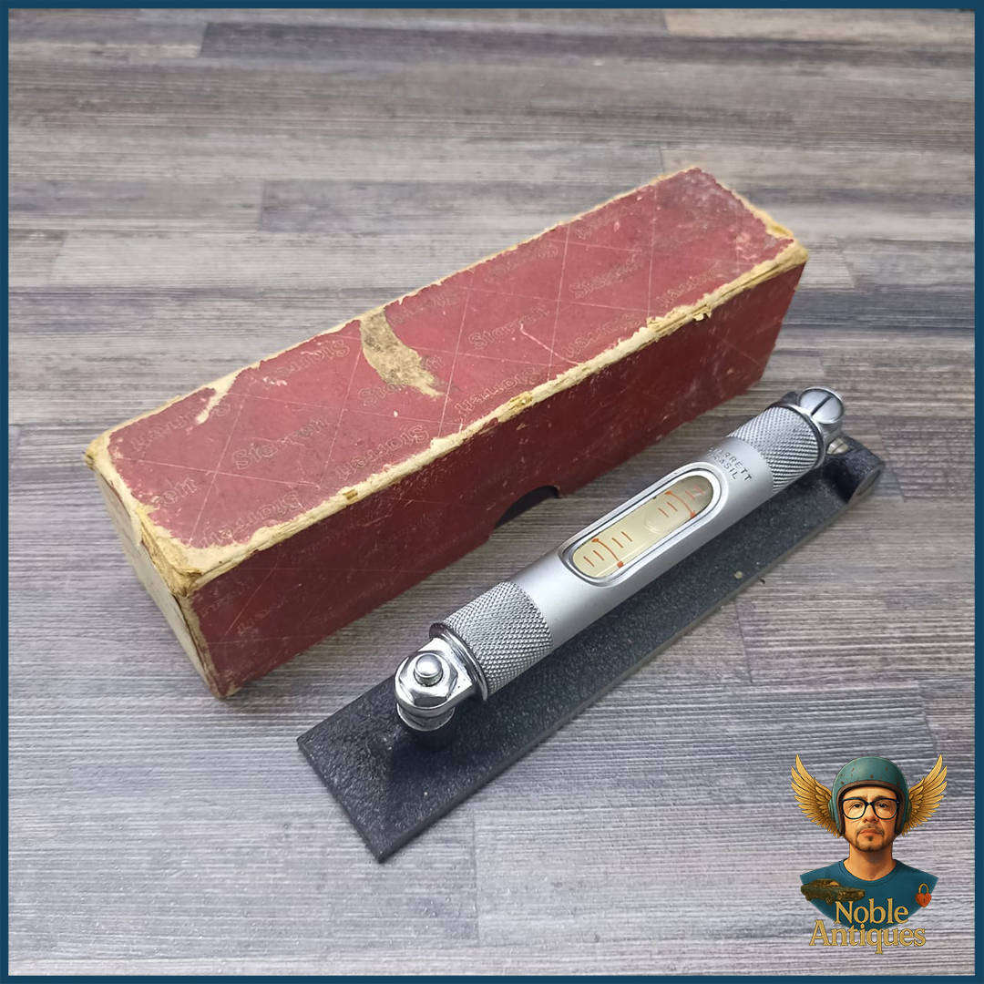 Vintage Boxed Starrett 98-6 Machinists' Level