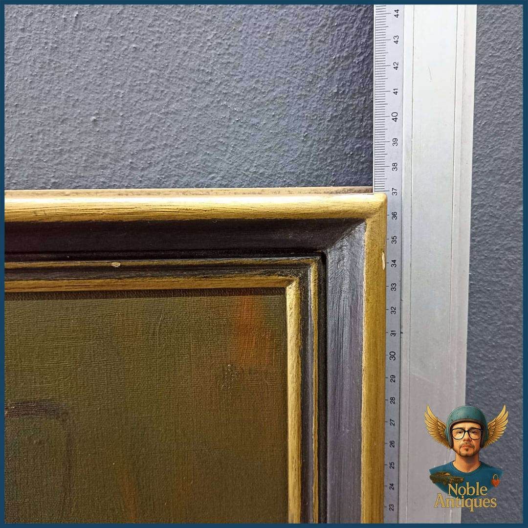 Vintage Framed Signed Oil on Board Still Life