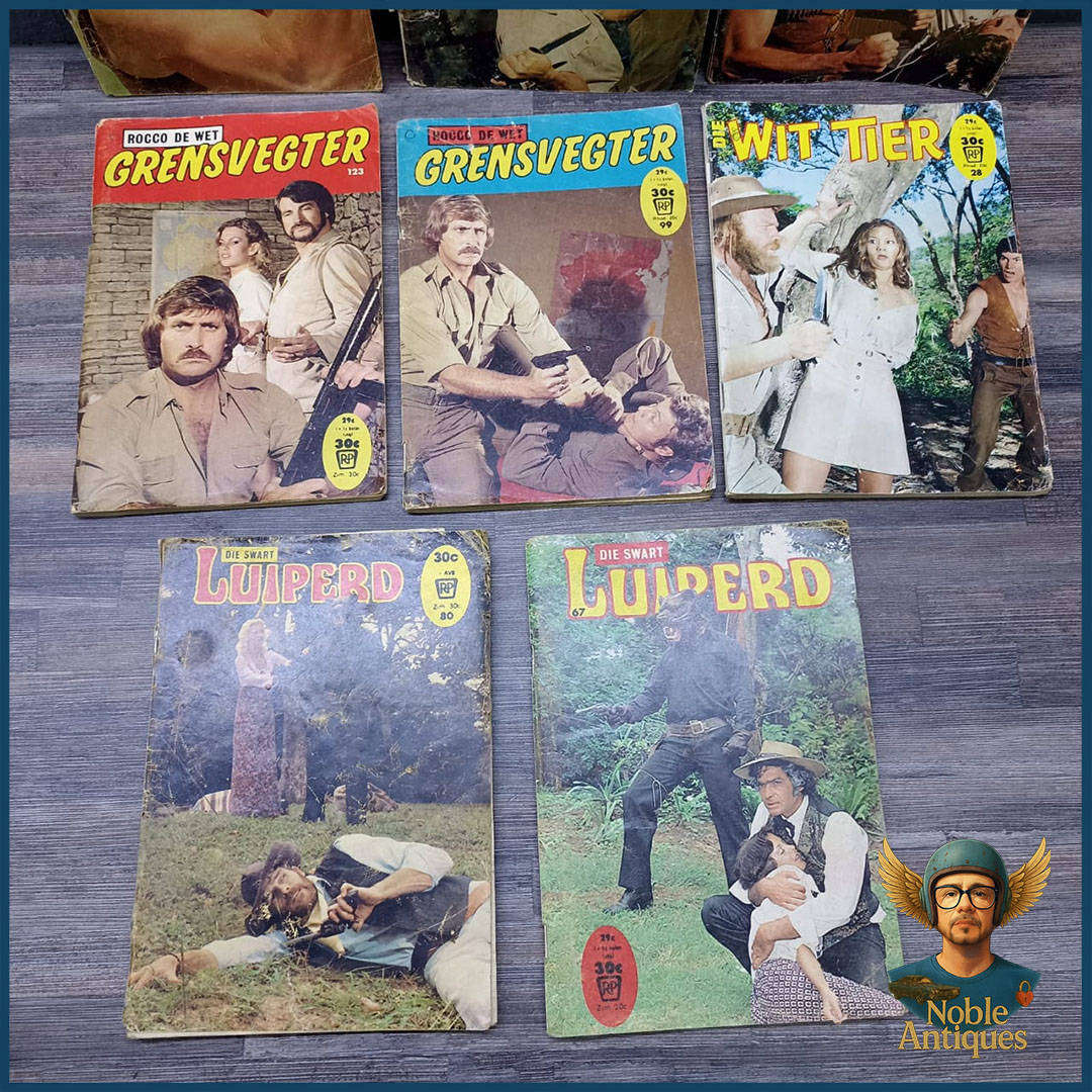 Vintage Afrikaans Photo Novels (Known As Fotoverhale In Afrikaans) From South Africa