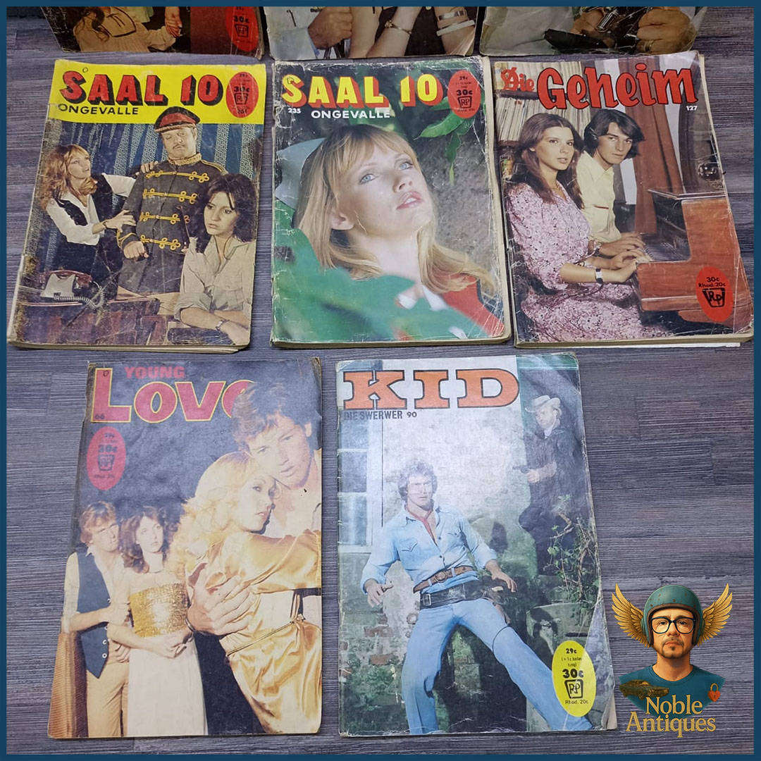 Vintage Afrikaans Photo Novels (Known As Fotoverhale In Afrikaans) From South Africa
