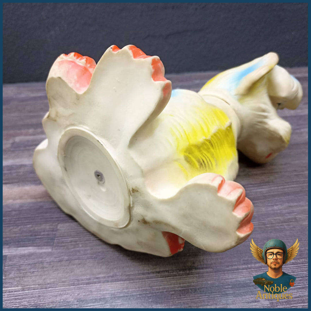 Rare 1970's Rubber Squeaker Toy Dog