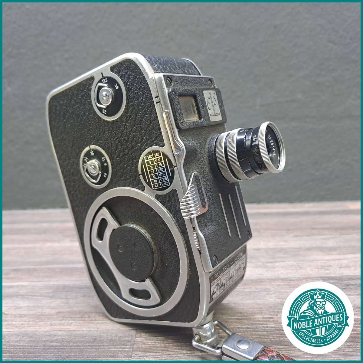 Vintage Paillard Bolex C8 Cine Movie Camera