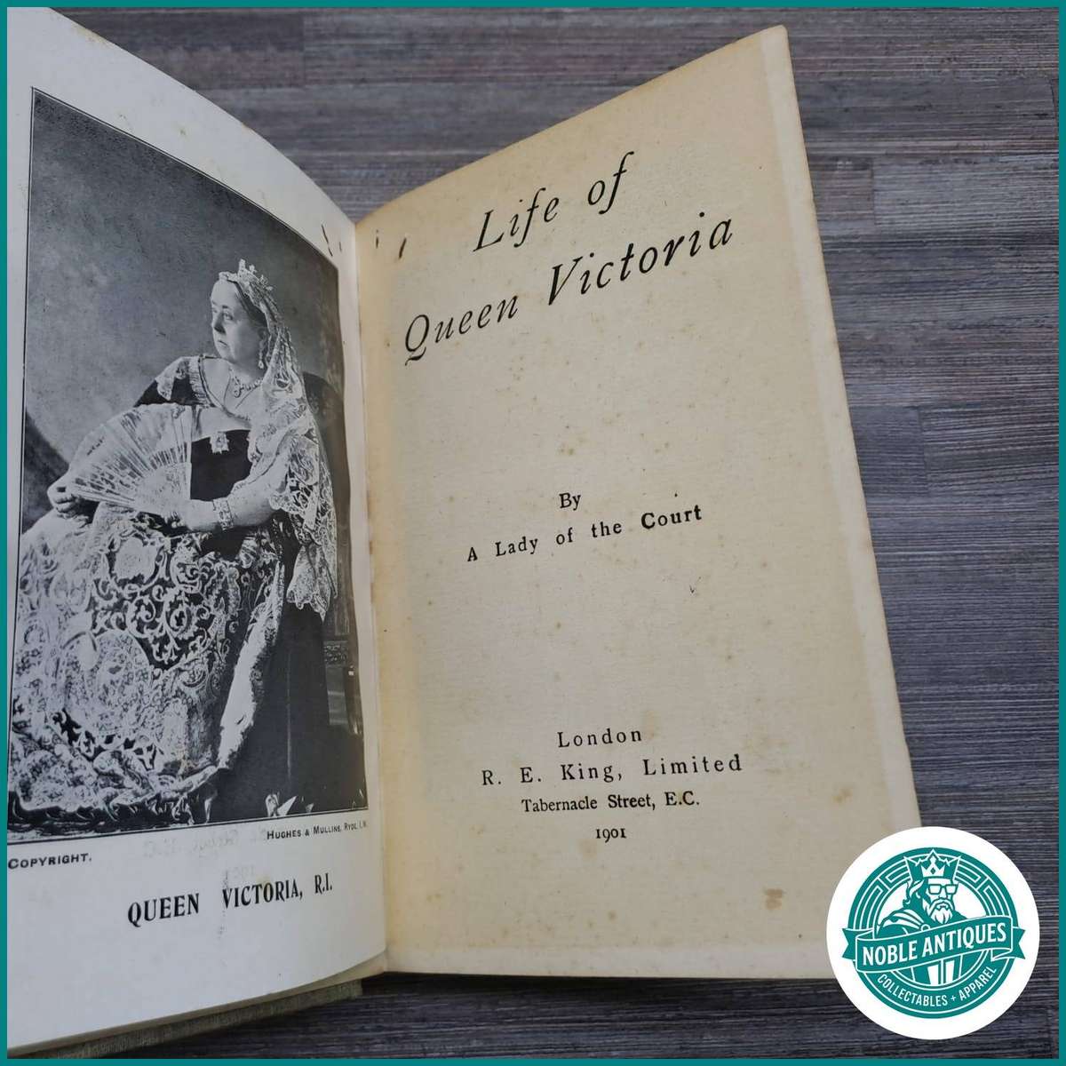 1901 Hardcover Life of Queen Victoria
