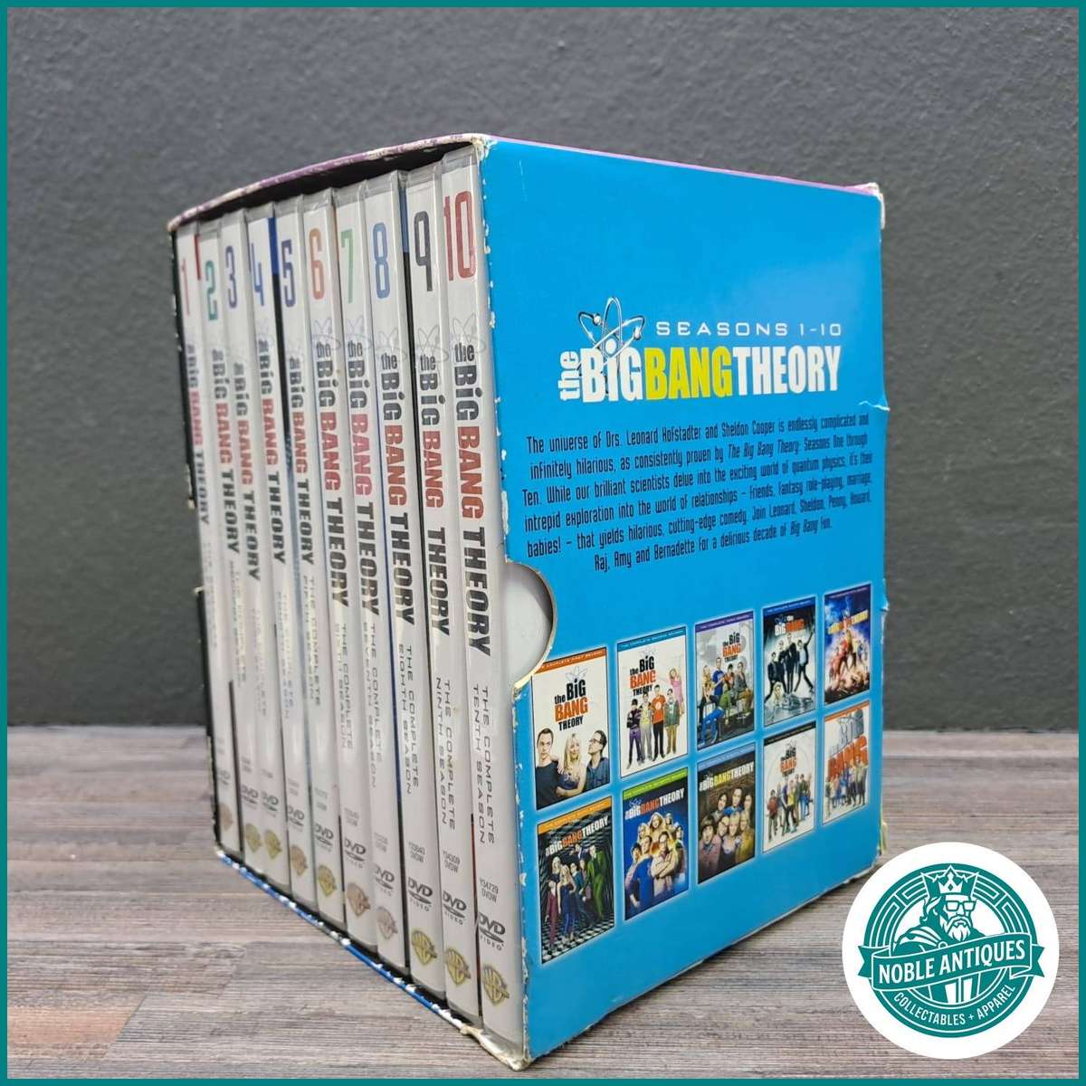 The Big Bang Theory Boxed DVD collection seasons 1 through 10