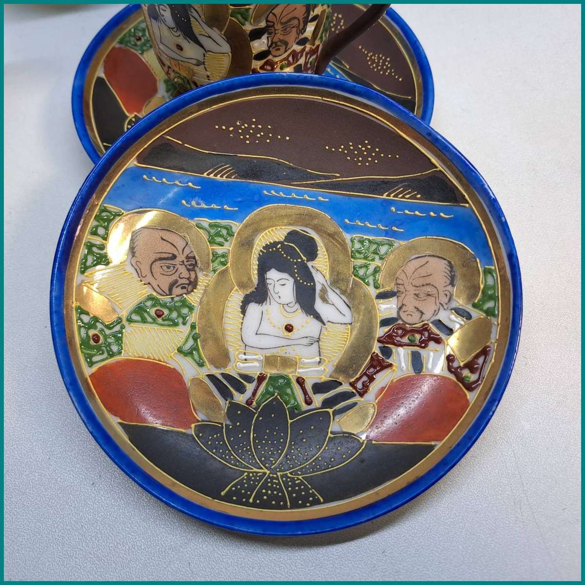 Vintage Japanese Satsuma tea set