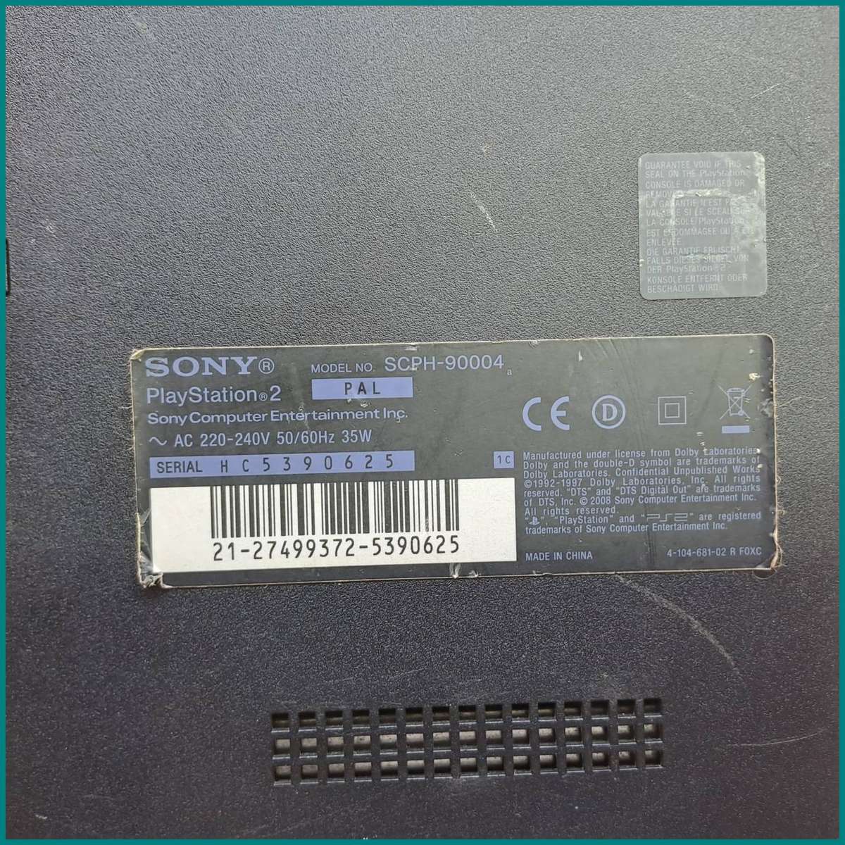 Working, Tested Sony PlayStation 2 Slim console