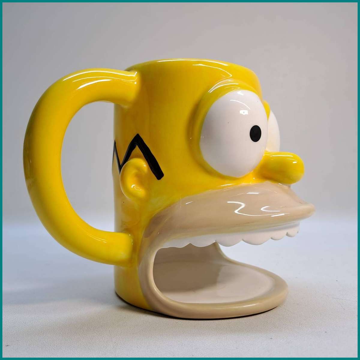 Original ceramic Homer Simpson donut holder mug