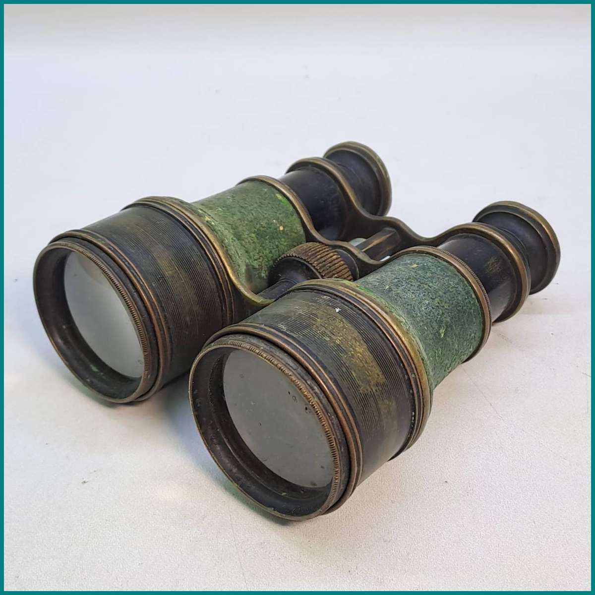 Vintage brass field glasses binoculars