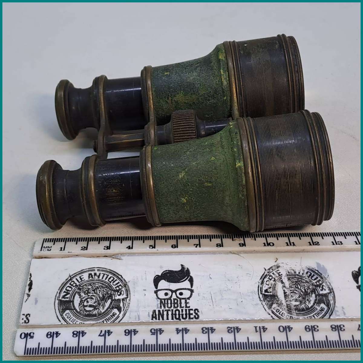 Vintage brass field glasses binoculars