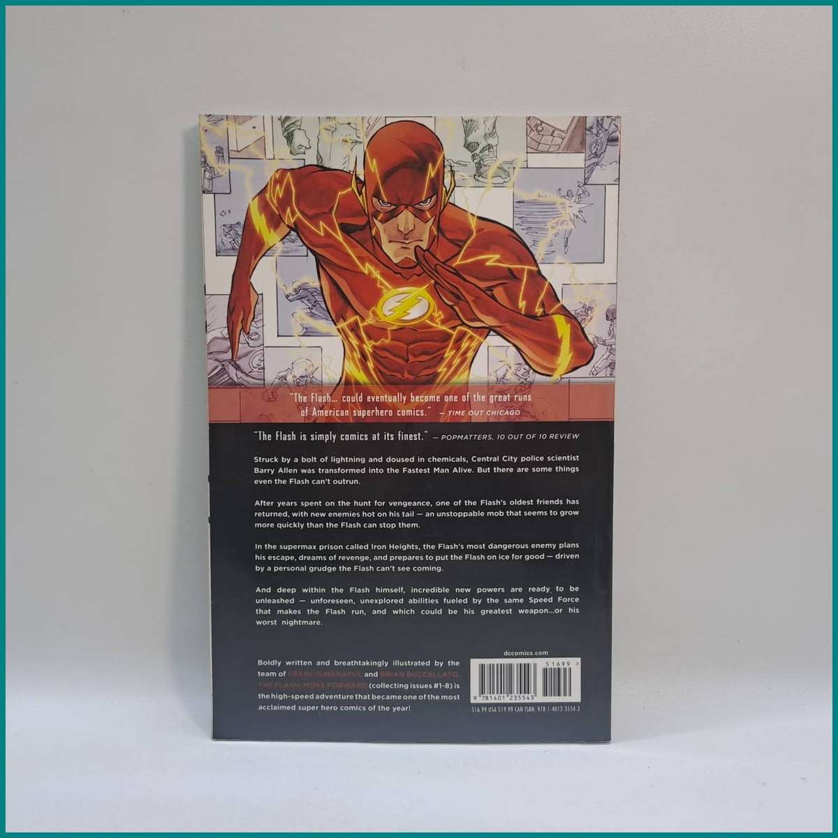 Graphic novel titled The Flash Vol. 1: Move Forward