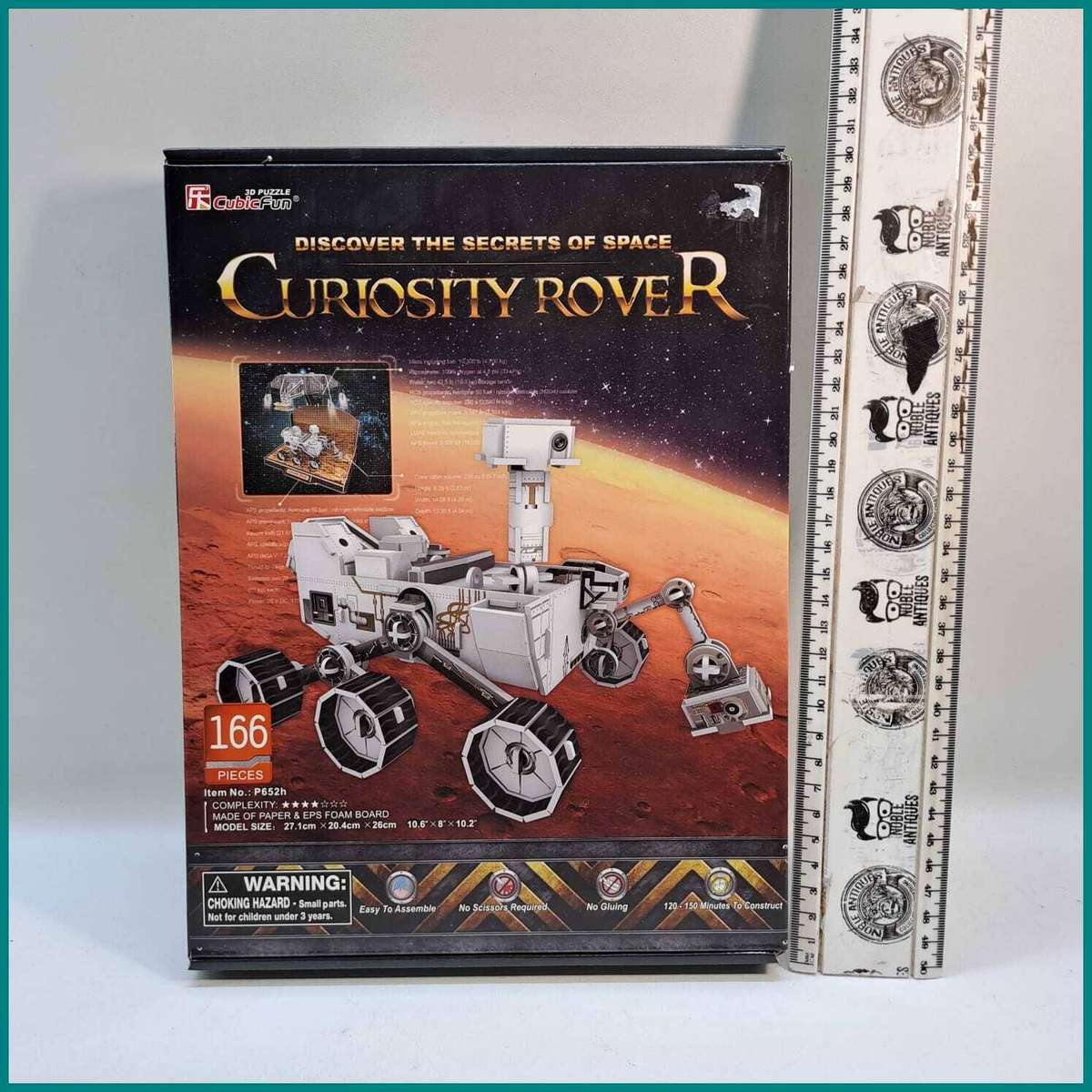 New CubicFun Discover the Secrets of Space Curiosity Rover 3D foam puzzle