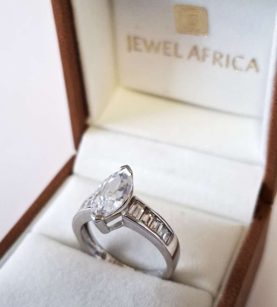 Sterling Silver Engagement Ring