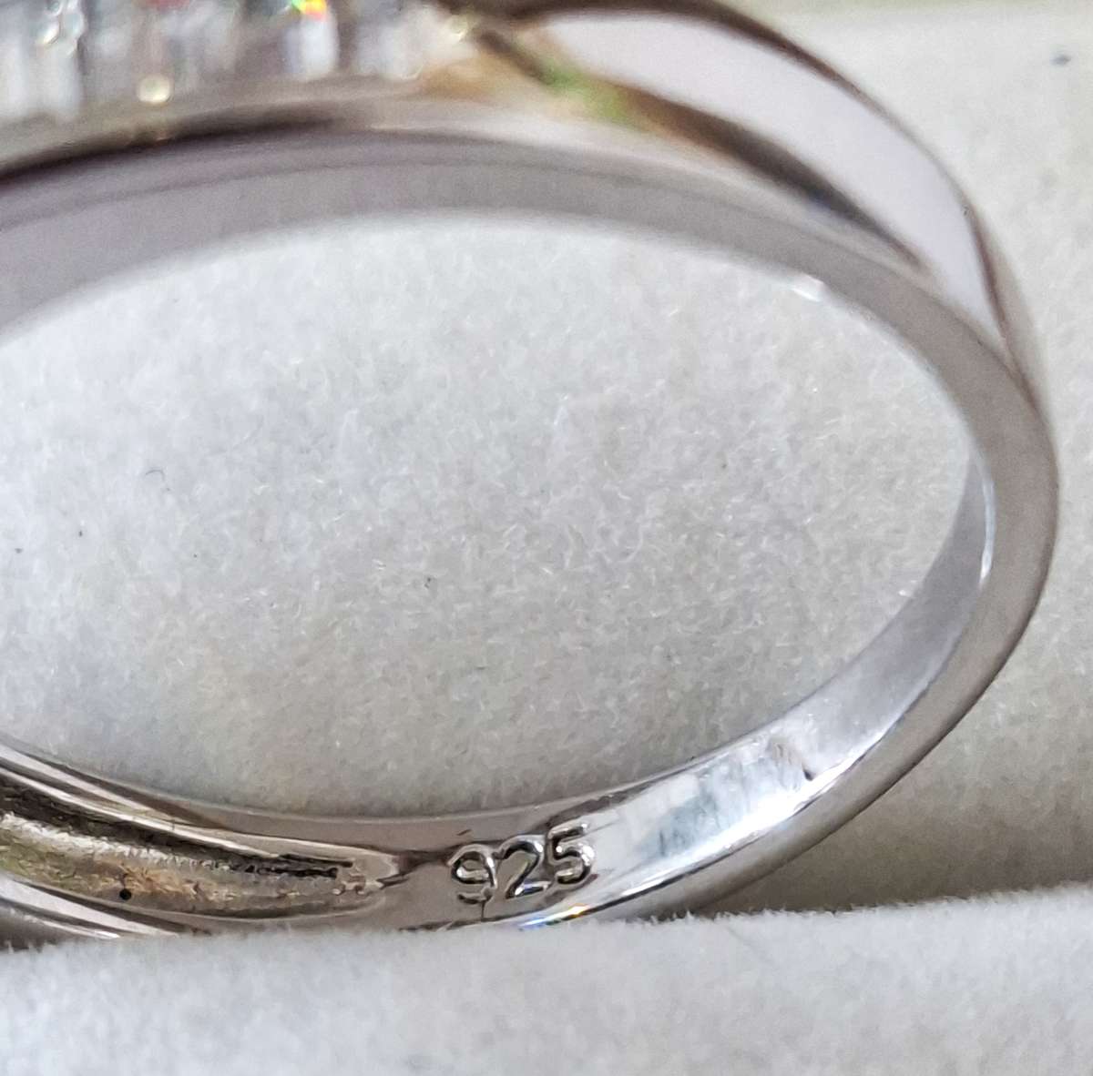 Sterling Silver Engagement Ring