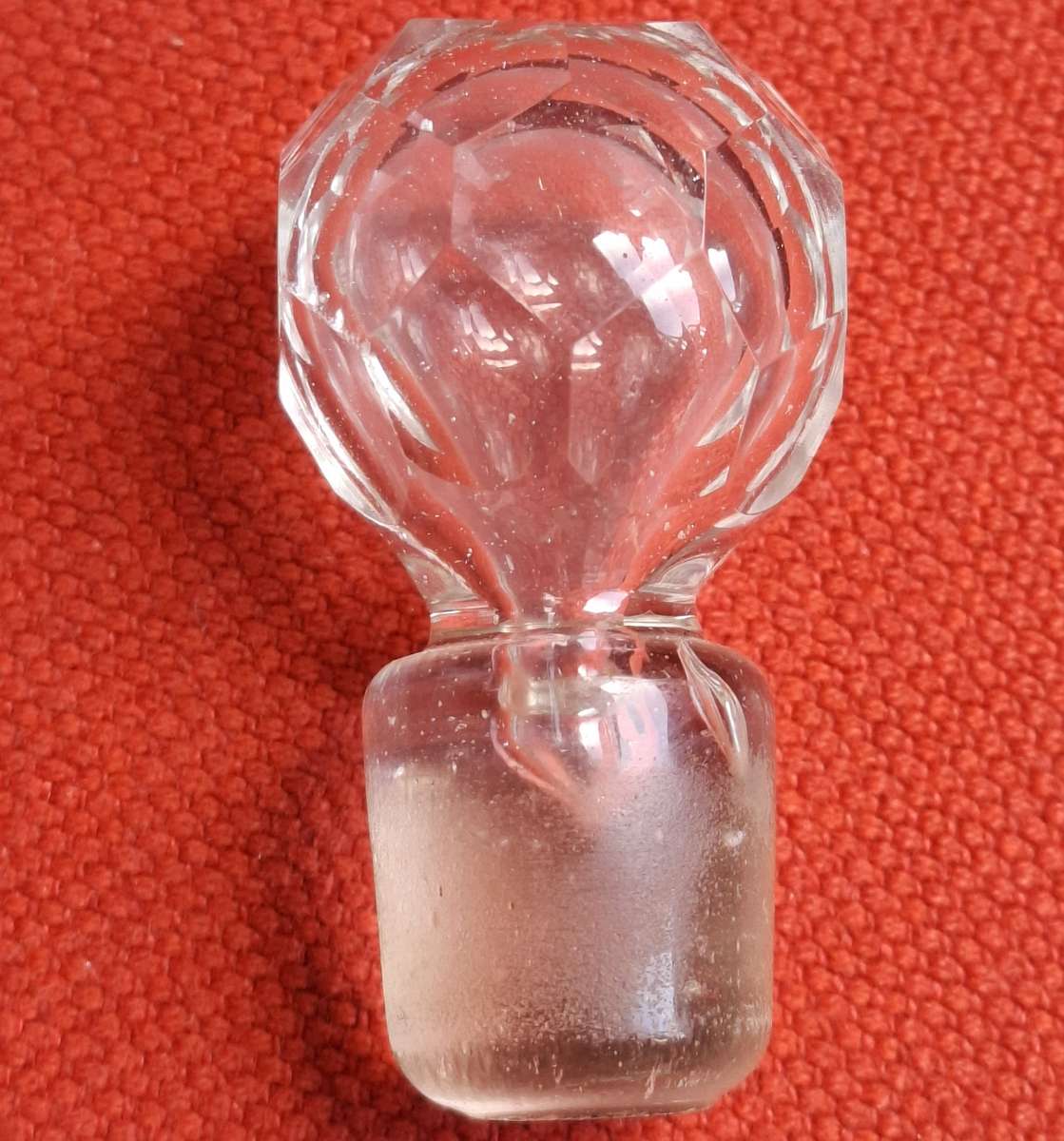 Antique Silver & Glass Decanter 1912