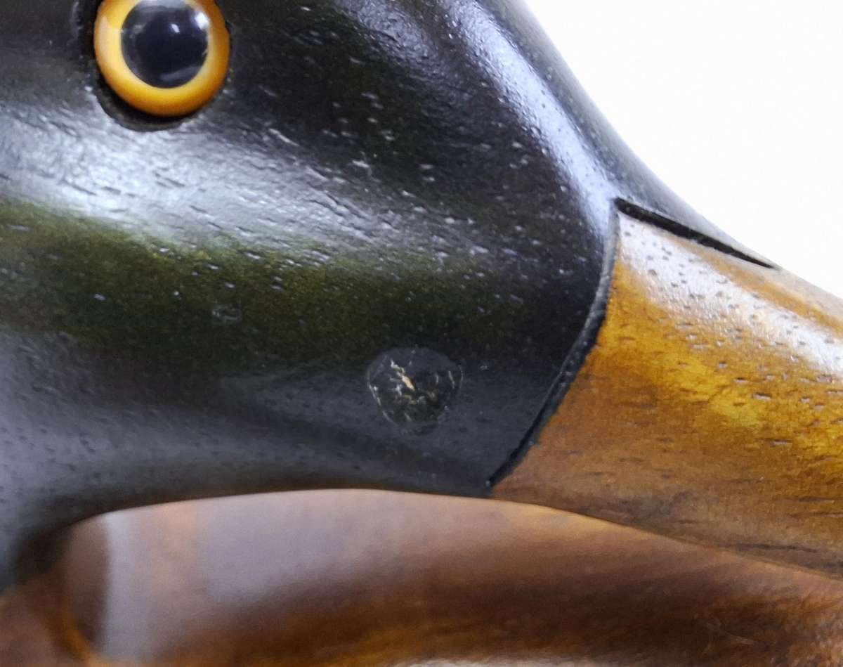 Feathers of Knysna - Wooden Antique Decoy Duck (Male)