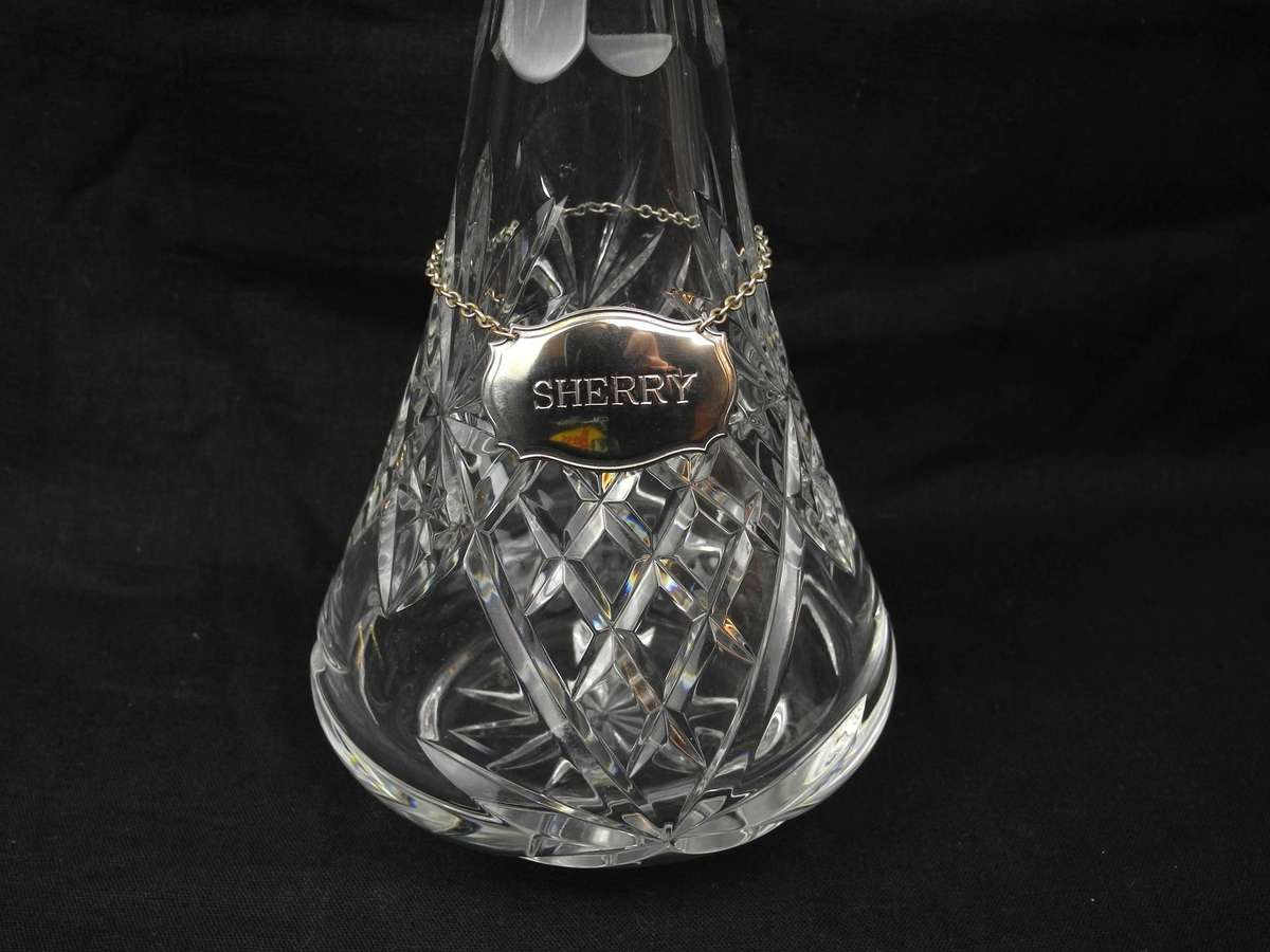 Vintage Cut Crystal Sherry Decanter